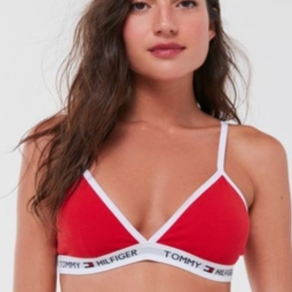 tommy hilfiger triangle bralette